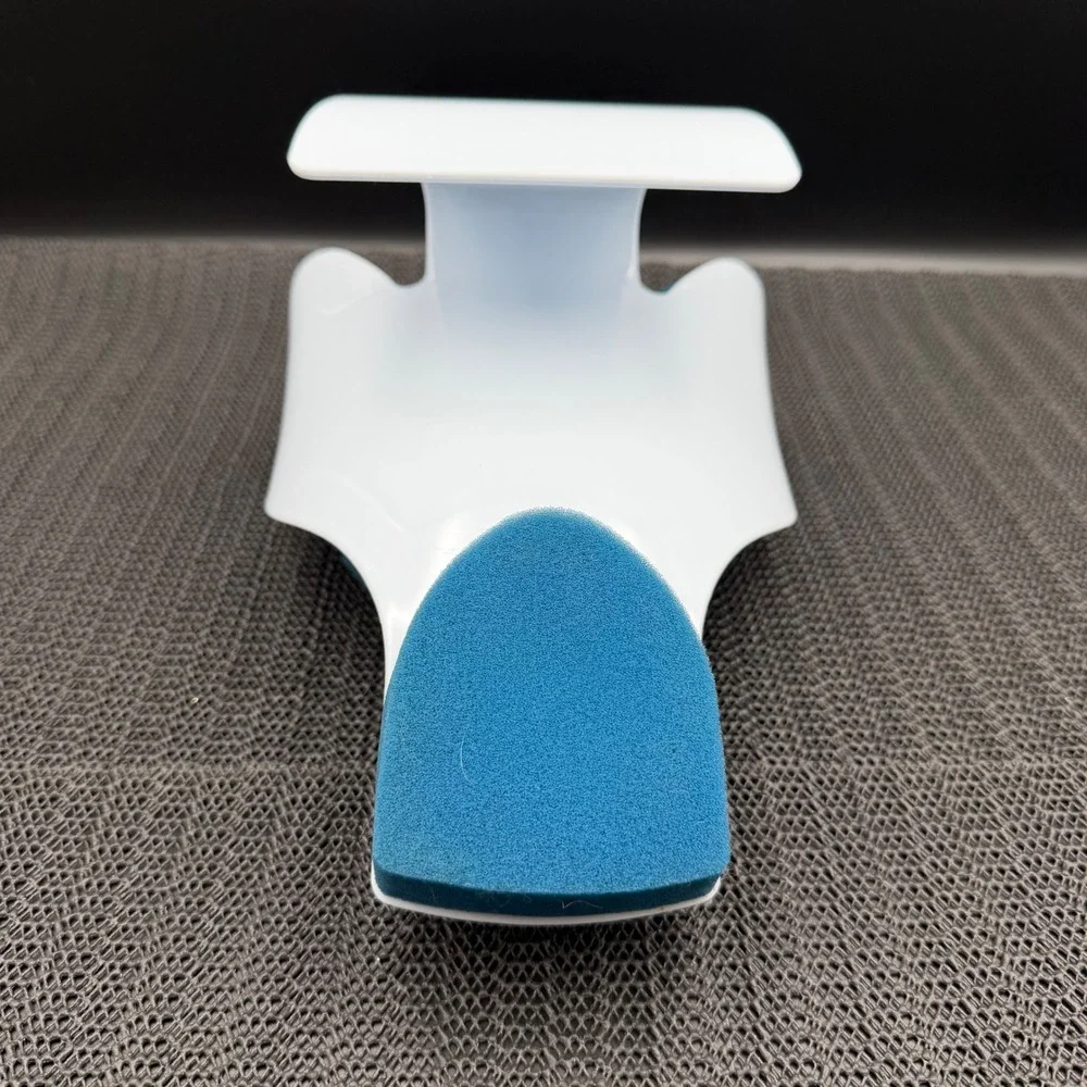 Rearand Neck and Shoulder Relaxer Cervical Traction Device Blue White Orthopedic